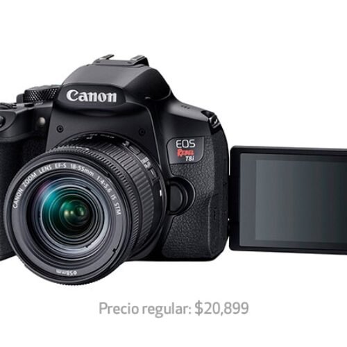 CANON Cámara Digital Canon EOS REBEL T8i 18-55 IS STM